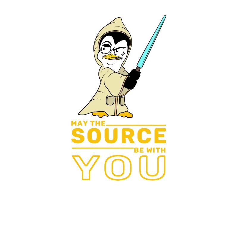 IT nerd Linux Linux penguin geek ingénieur logiciel