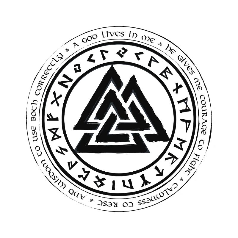 Valknut Vikings Celts Germanic knots runes