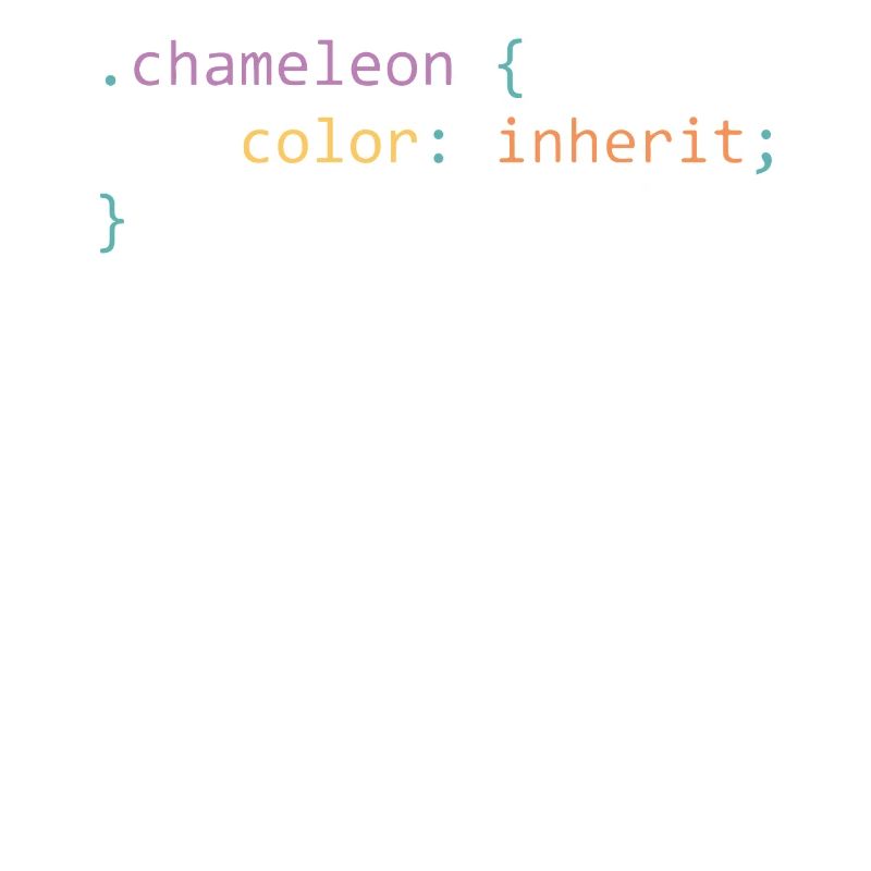 Chameleon css - nerdiges und geekiges Geschenk