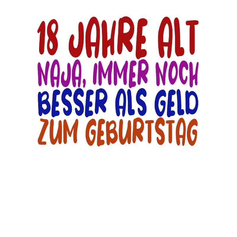 18 Jahre 18 Geburtstag Geschenk