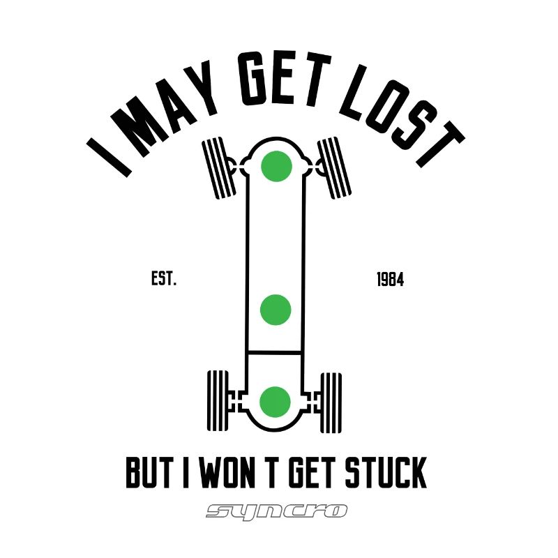 I may get lost Syncro Symbol 4x4