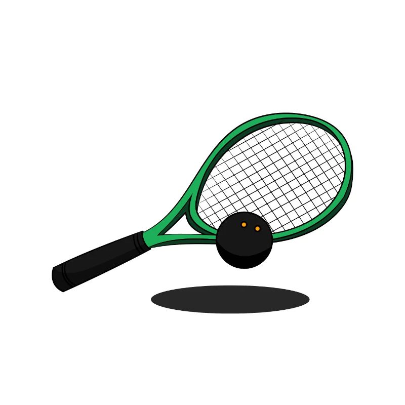 Squashball Squashball Schläger Squashen Squash