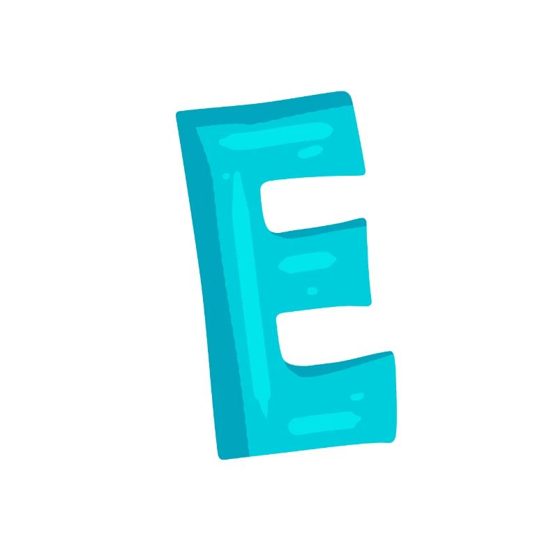 Initial letter E letter