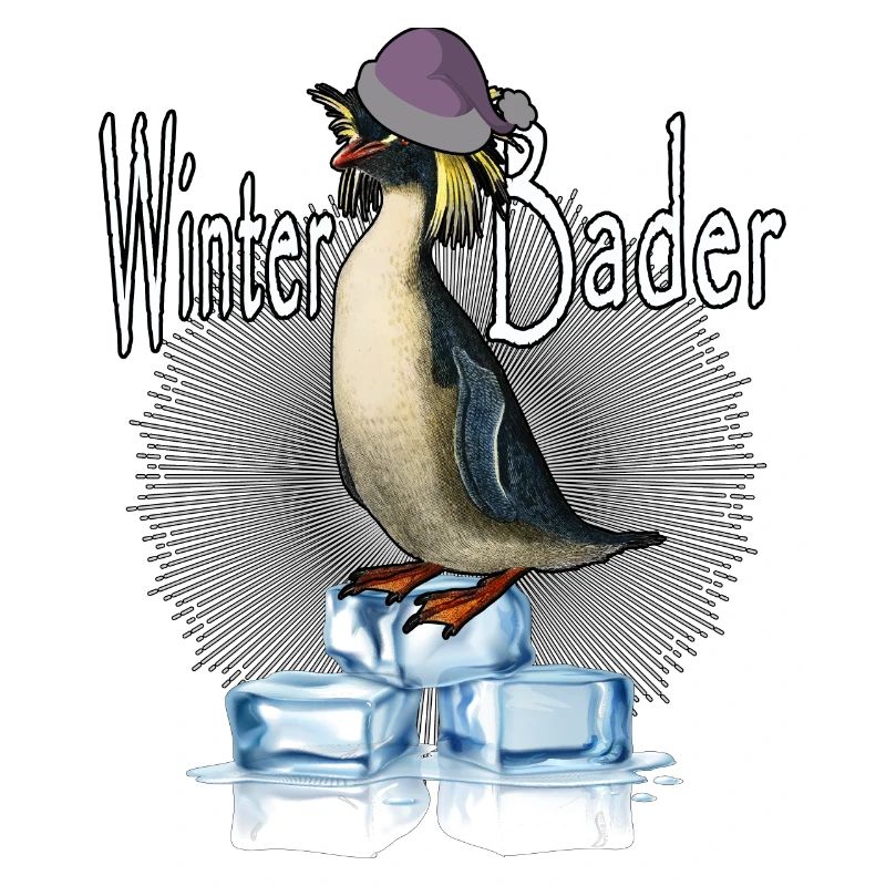 ice bathing ice bathing winter bathing bobble hat cold ice