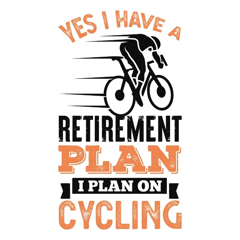 Retirement Plan Cycling Cyclist Gift Dad