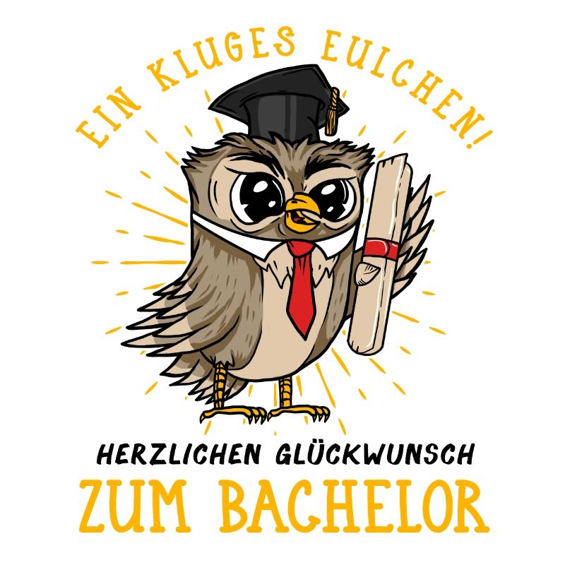 Kluges Eulchen Herzlichen Glückwunsch zum Bachelor