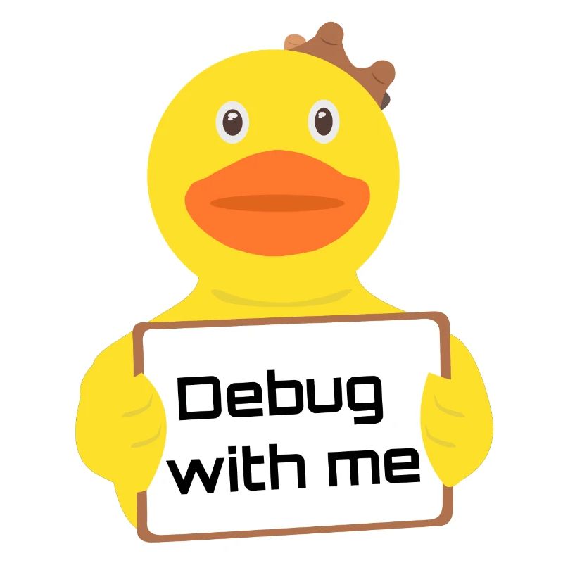 Rubber Duck - Gummiente - Debug with me