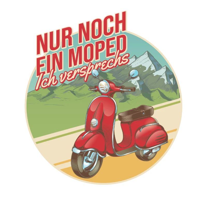 Nur Noch Ein Moped Mofa Roller Motorroller