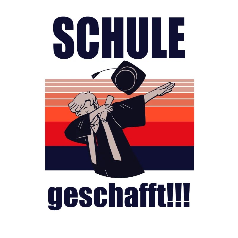 Schule Geschafft Schulabsolvent Schulabgänger