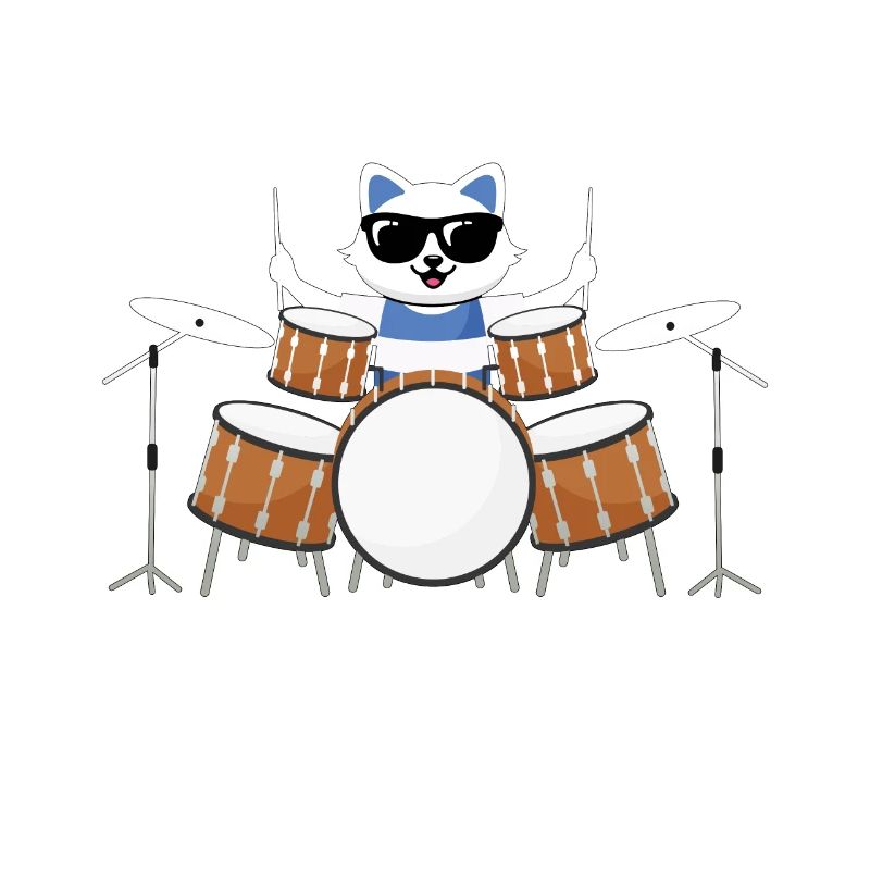 Cat drums