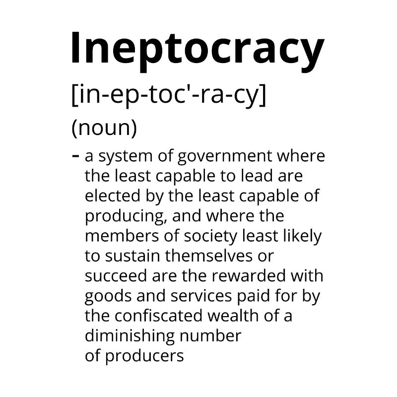 Ineptocracy Definition Description