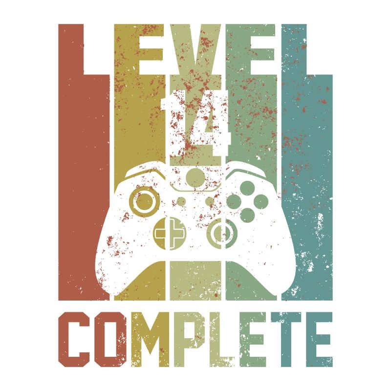 Level 14 Complete Geburtstagsshirt Jugend Geschenk