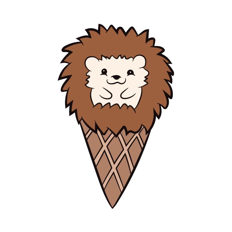 Funny Hedgehog Lover Hedgehog Cone