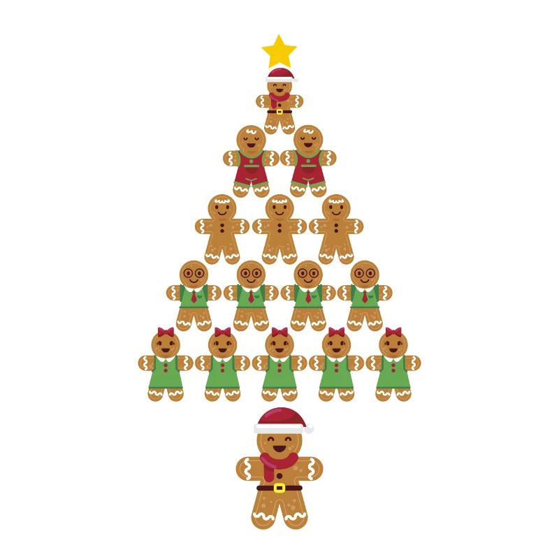 Weihnachtsbaum Lebkuchen Plätzchen