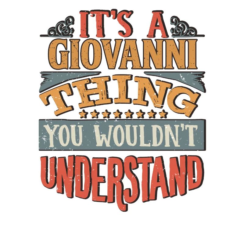 C’est une chose de Giovanni que vous ne comprendriez pas -