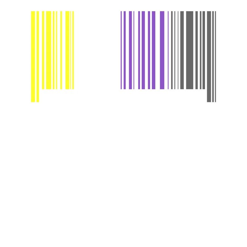 Nonbinary | Non-Binary Pride Barcode Flag