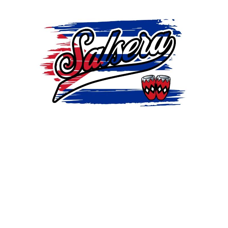 Cuba Salsa Dancer Salsera Cuban Flag