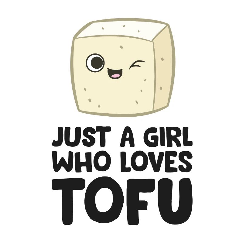 Nur ein Mädchen, das Tofu liebt