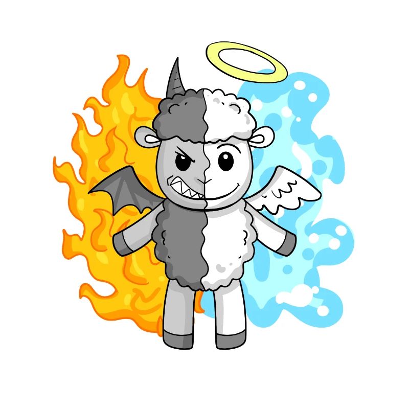 Moutons - Anges et Diables