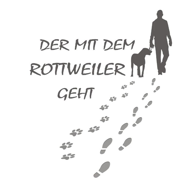 Rottweiler - Der mit dem Rottie geht - Gassi