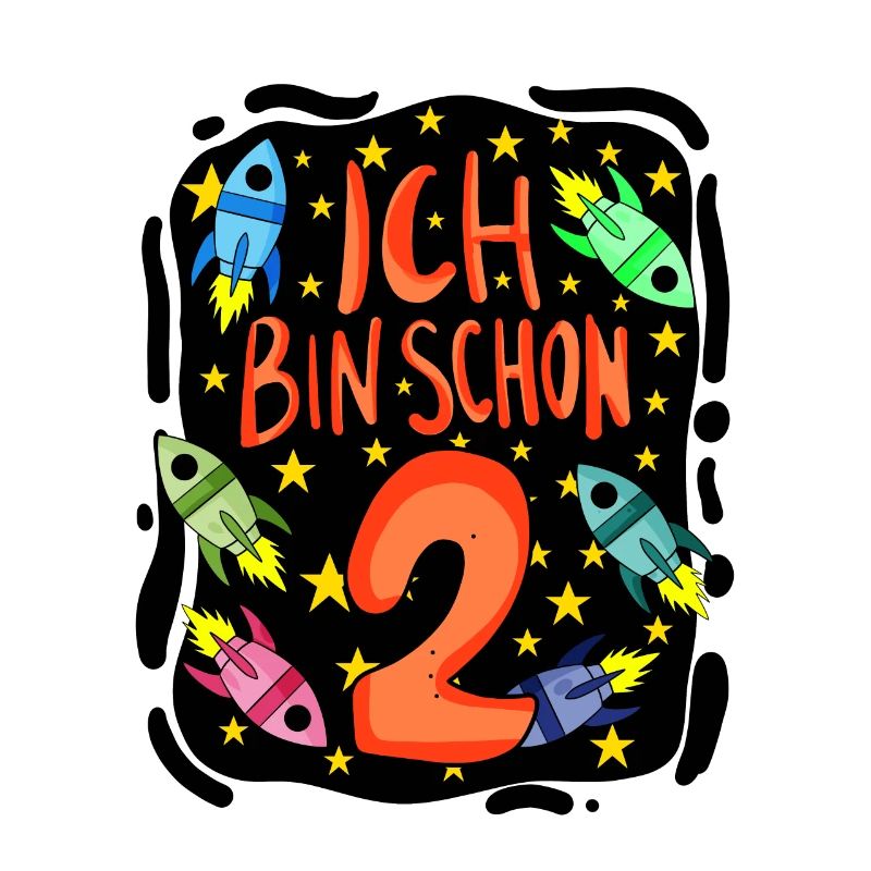 2 Jahre alt Junge - 2 Geburtstag - Ich bin 2