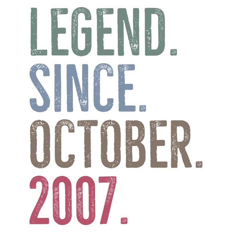 Legend Since October 2007
