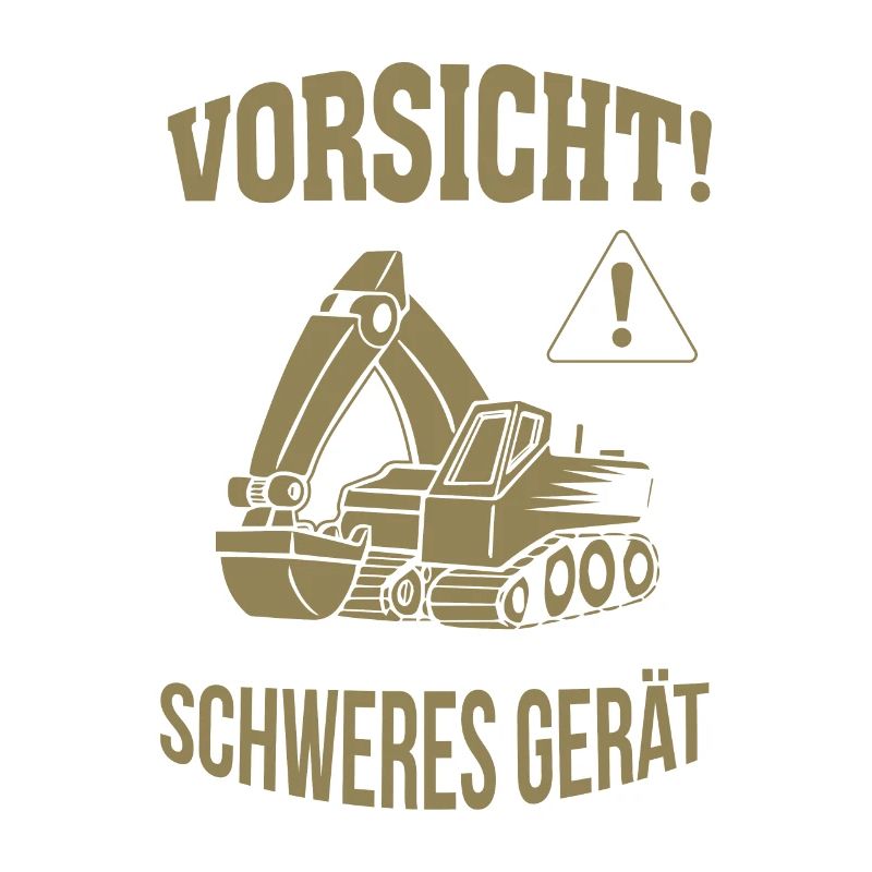Bagger Baggerfahrer Baugeräteführer Schweres Gerät