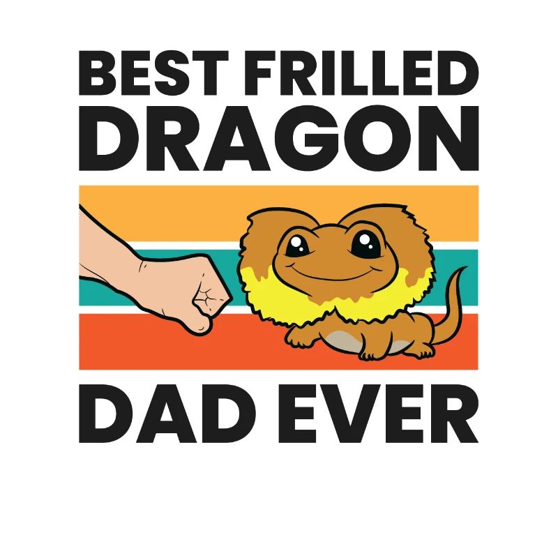 Gekräuselte Dracheneidechse Papa Bester