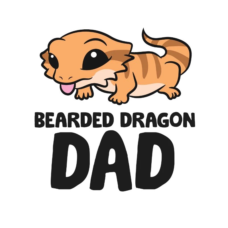Bearded Dragon Dad Lizard Reptile Bearded Dragon