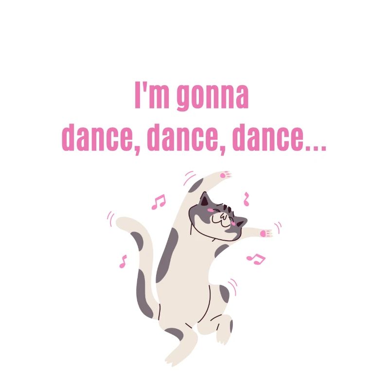 Carnaval - Danse danse danse drôle chat dansant