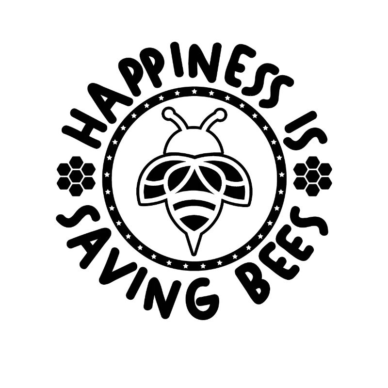 Happiness Is Saving Beekeeping Apiarist Beekeeper