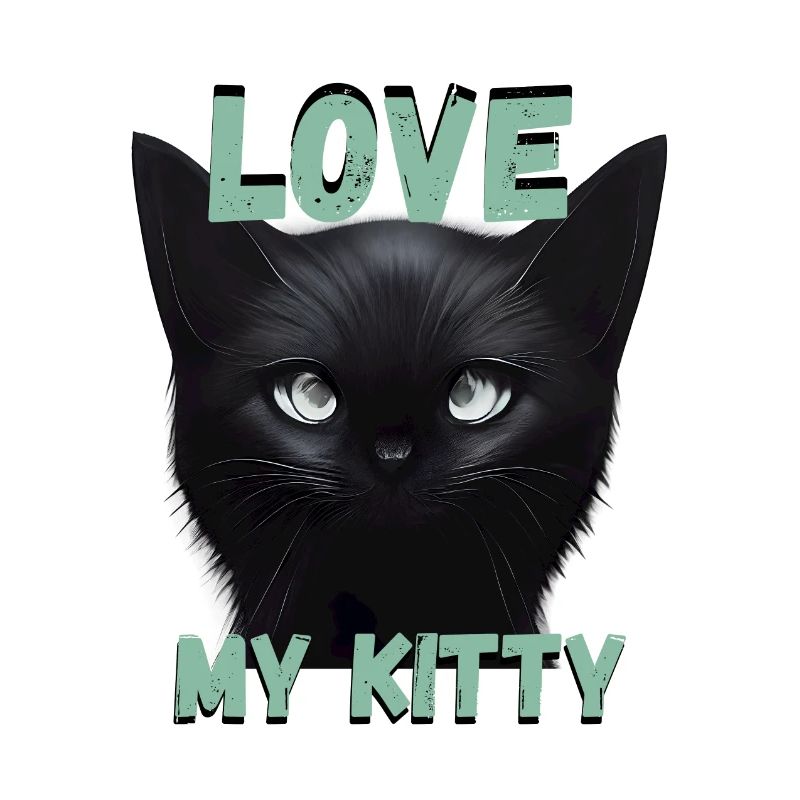 J’adore mon chat design de chat