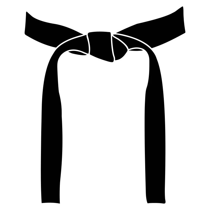 Kampfsportband oder Obi