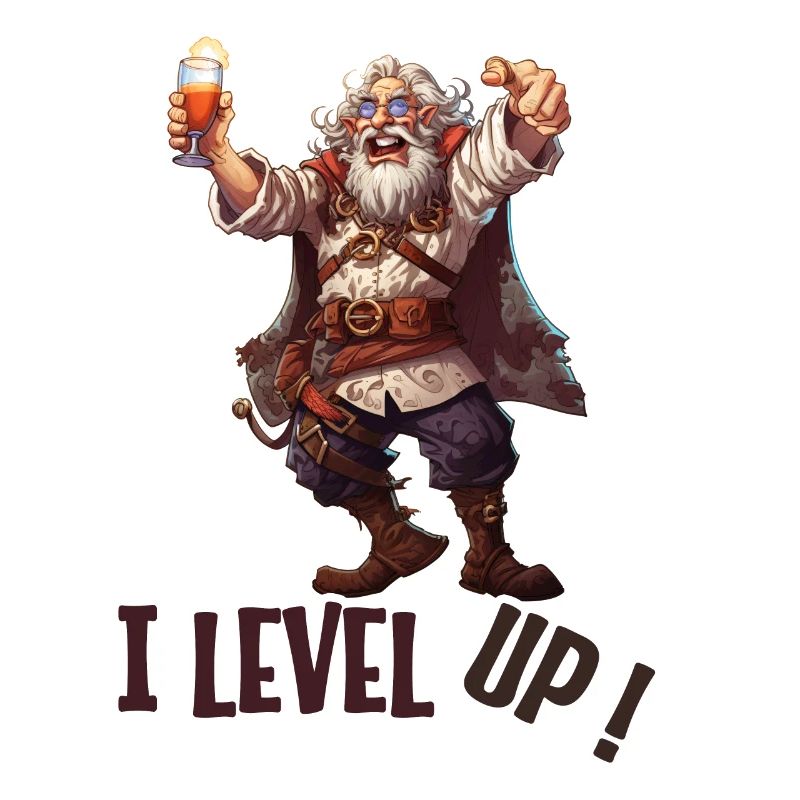 I Level Up – Drunk RPG Character