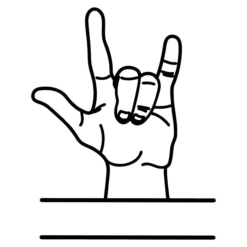 Hand gesture respect text space