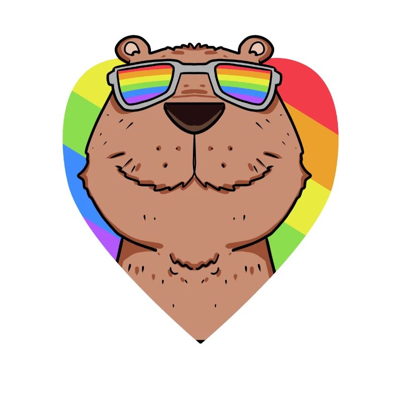 Capybara Capybara Rainbow