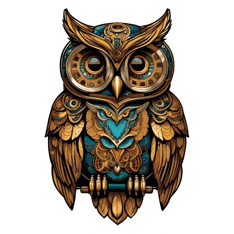 Steampunk Eule