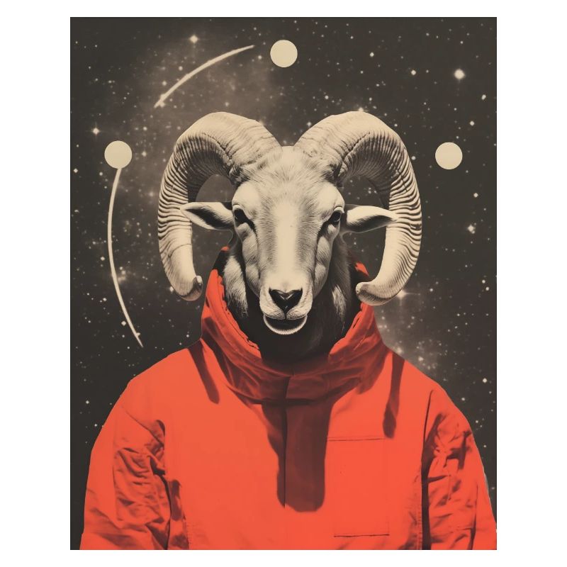 Widder Widder Surrealistische Collage