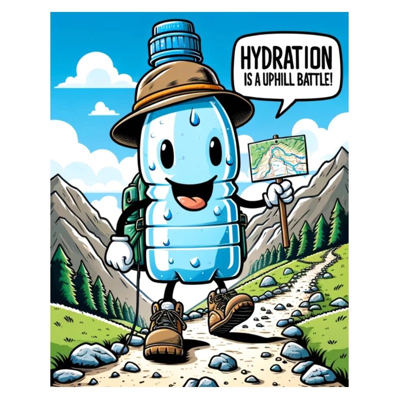Hydration is a Uphill Battle