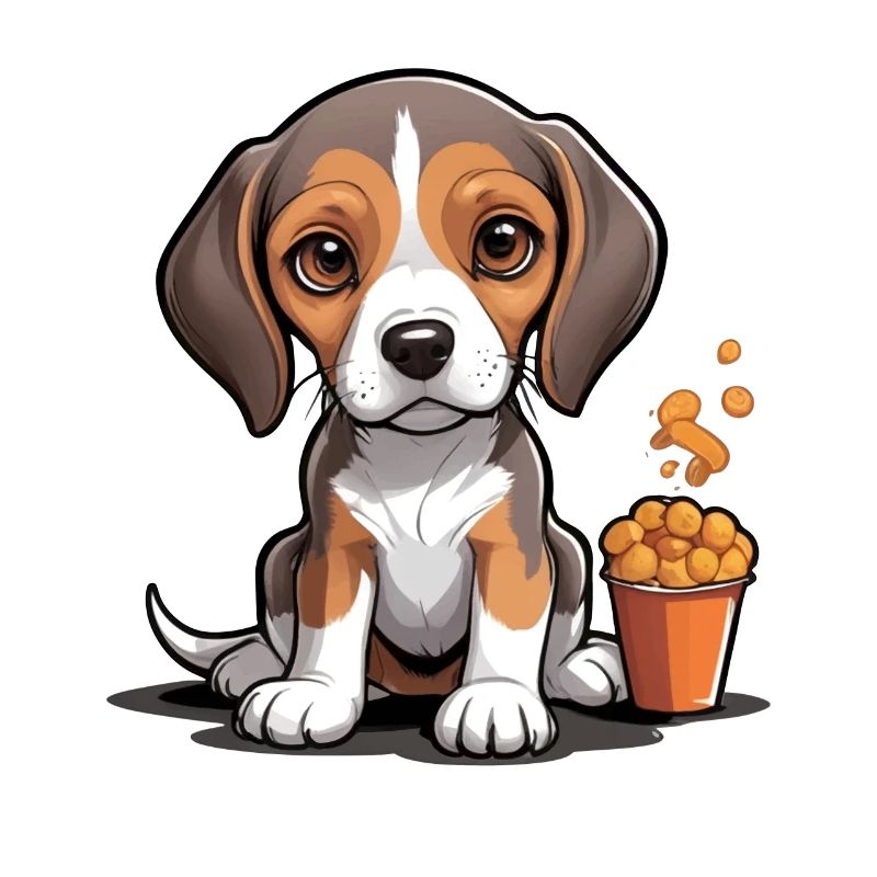 L’heure de la collation Beagle