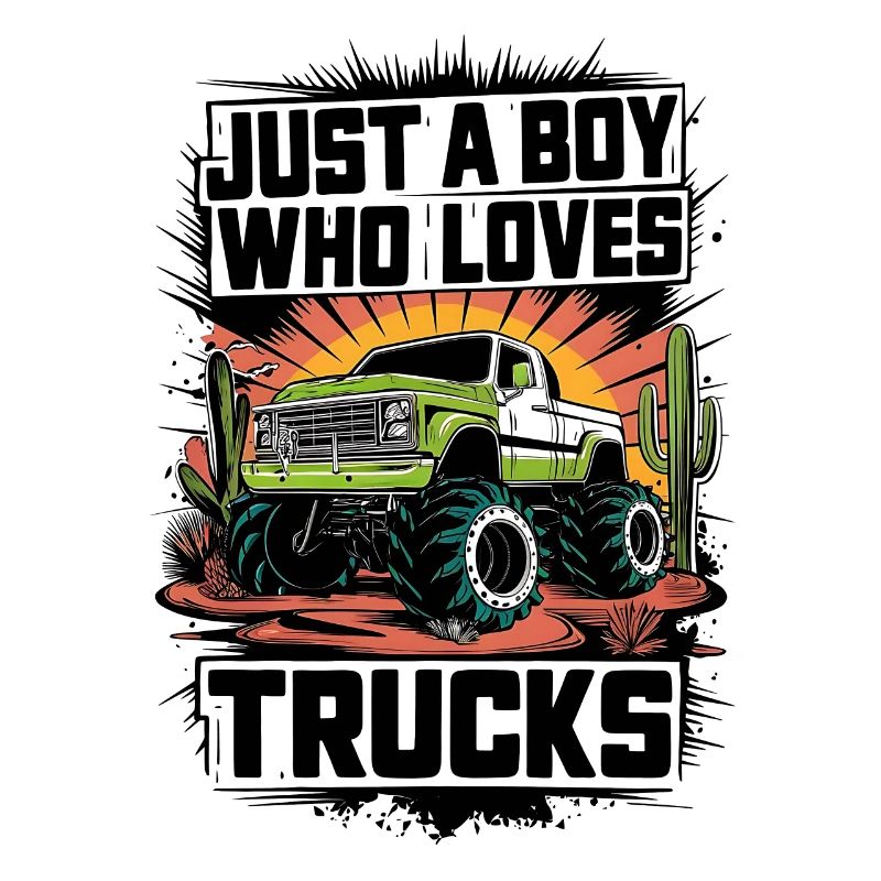 Conception de camion monstre Tracker jaune