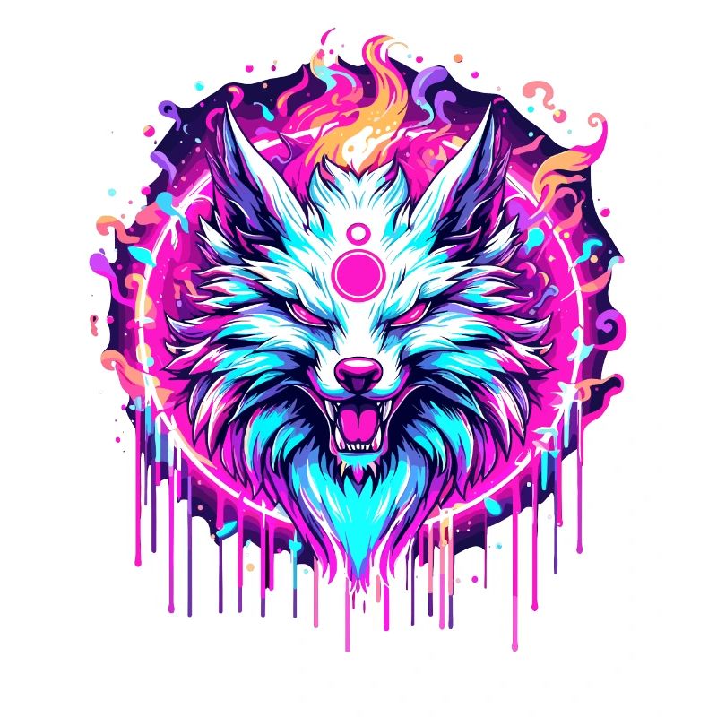 Psychedelischer Fuchs