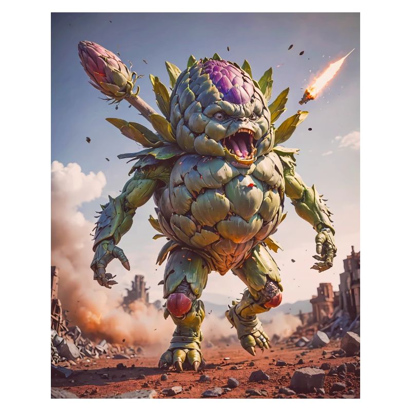 vegetables downfall Apocalypse Monster transformat