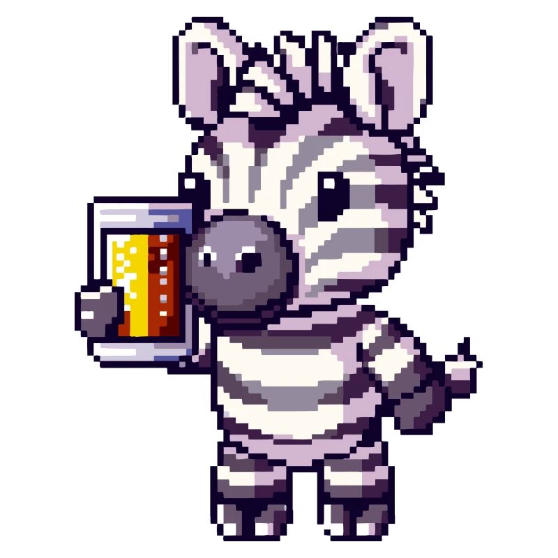 Zebra Beer Pixel