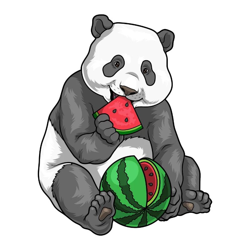 Panda Pastèque