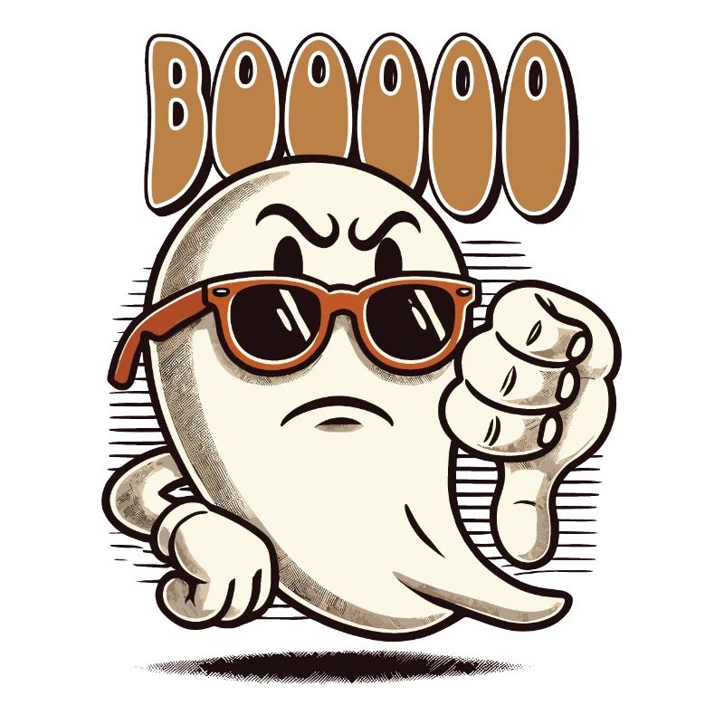 Booing Ghost Drôle Ghost Design