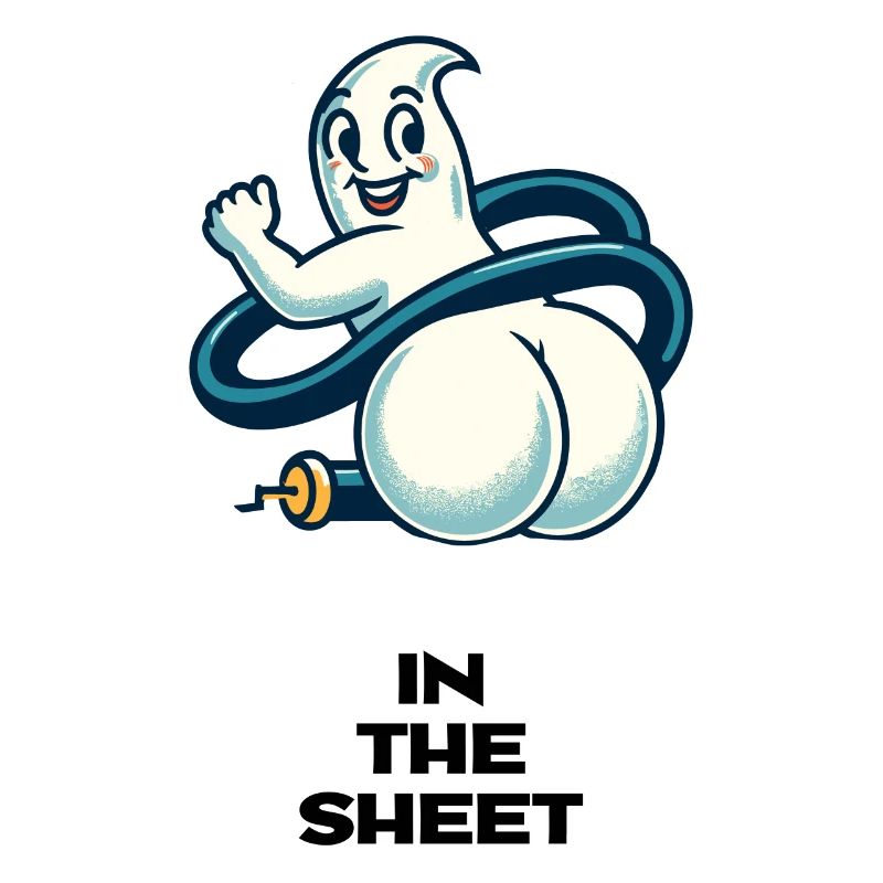 Freak under Sheet Funny Ghost Design