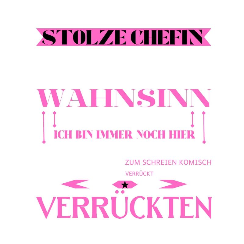 Ich bin eine stolze Chefin von einer Truppe