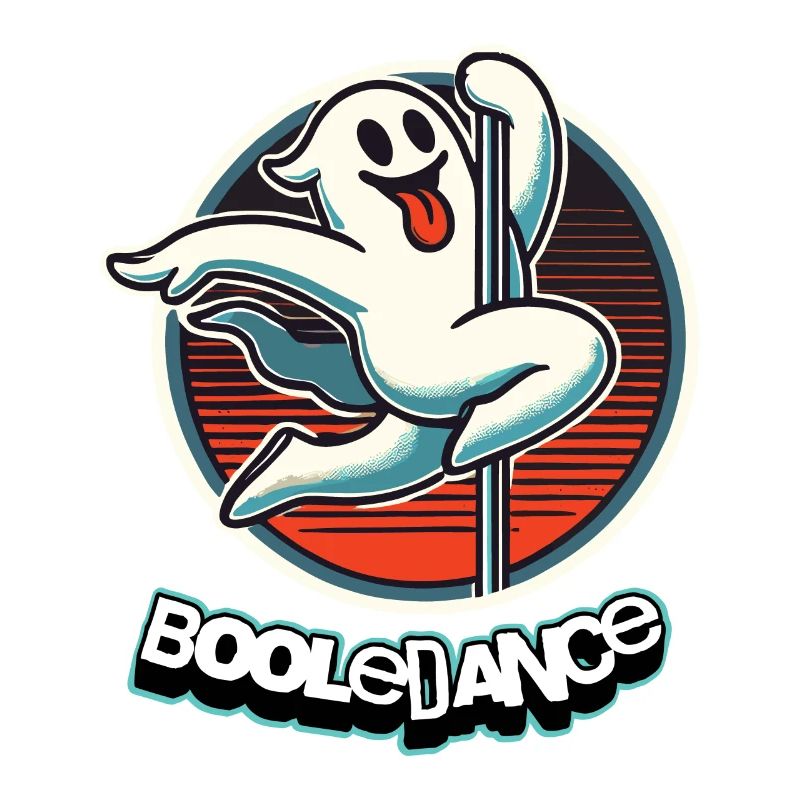 Funny Boolean Dance Saying Pole Dance Ghost