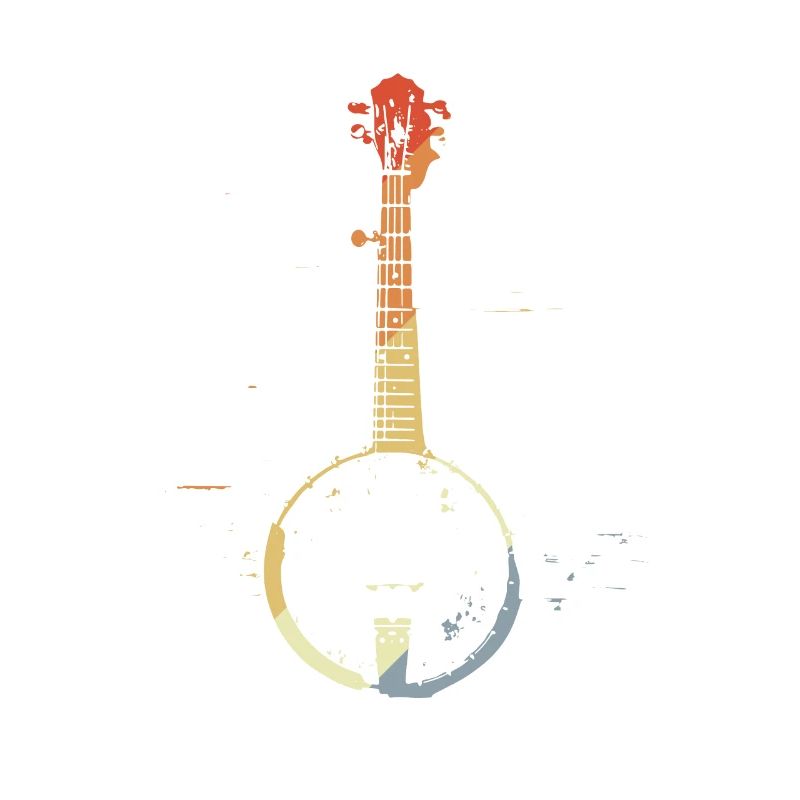 Retro Banjo Graphic